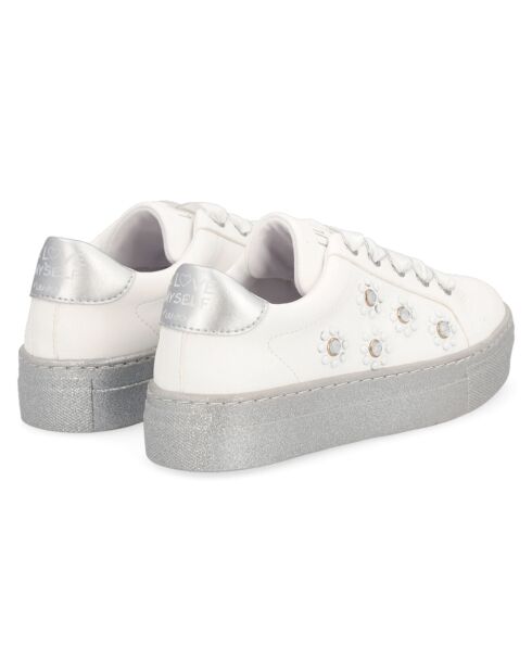 Sneakers Iris blanc/argenté